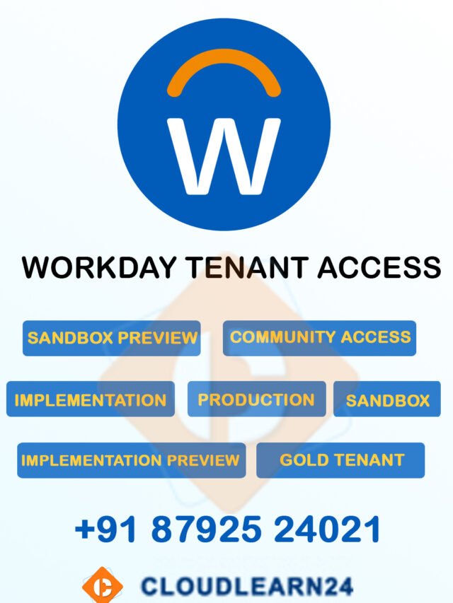 Workday Tenant Access - Cloudlearn24